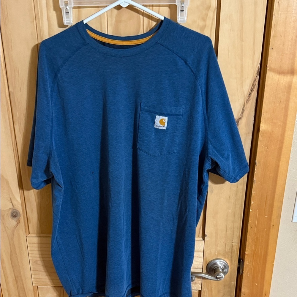 Carhartt Force Men's Blue Short Sleeve Tee
